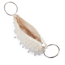 Load image into Gallery viewer, OLGA BERG AZZY ENCRUSTED CURVED BAG