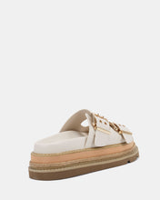 Load image into Gallery viewer, NOVO SHOES SAMAIRA PLATFORM SLIDES - CREAM
