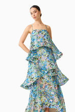 Load image into Gallery viewer, ELLIATT ARMANI TIERED MAXI DRESS - GREEN FLORAL