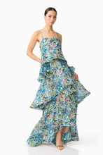 Load image into Gallery viewer, ELLIATT ARMANI TIERED MAXI DRESS - GREEN FLORAL