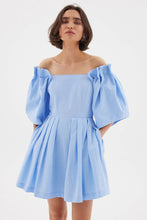Load image into Gallery viewer, SOVERE ORIGAMI MINI DRESS - SERENE BLUE
