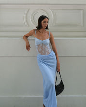 Load image into Gallery viewer, BENNI AKIO MAXI DRESS - SKY BLUE