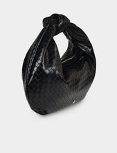 Load image into Gallery viewer, PETA + JAIN EVE EMBOSSED MINI BAG - BLACK/SILVER