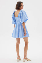 Load image into Gallery viewer, SOVERE ORIGAMI MINI DRESS - SERENE BLUE