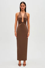 Load image into Gallery viewer, MISHA COLLECTION THE ALUSIA DRESS - BROWN