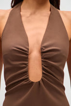 Load image into Gallery viewer, MISHA COLLECTION THE ALUSIA DRESS - BROWN
