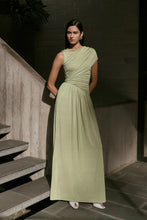 Load image into Gallery viewer, MESHKI AYESHYA SLINKY AYSM DRESS - SAGE GREEN
