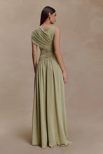 Load image into Gallery viewer, MESHKI AYESHYA SLINKY AYSM DRESS - SAGE GREEN