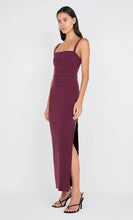 Load image into Gallery viewer, BEC + BRIDGE LEORA TUCK MAXI DRESS - PLUM
