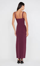 Load image into Gallery viewer, BEC + BRIDGE LEORA TUCK MAXI DRESS - PLUM