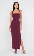 Load image into Gallery viewer, BEC + BRIDGE LEORA TUCK MAXI DRESS - PLUM