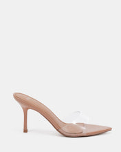 Load image into Gallery viewer, NOVO SHOES YOLO PATENT HEELS - NUDE/CLEAR