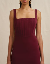 Load image into Gallery viewer, BY JOHNNY BASIA BODICE DRESS - CHERRY