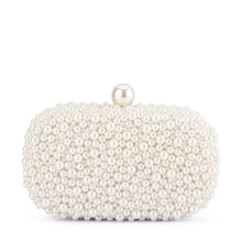 Load image into Gallery viewer, OLGA BERG VALENTINA PEARL CLUTCH