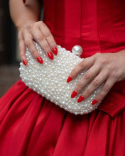 Load image into Gallery viewer, OLGA BERG VALENTINA PEARL CLUTCH