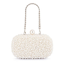 Load image into Gallery viewer, OLGA BERG VALENTINA PEARL CLUTCH