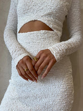 Load image into Gallery viewer, SOVERE OVERCAST MIDI DRESS - OFF WHITE