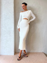 Load image into Gallery viewer, SOVERE OVERCAST MIDI DRESS - OFF WHITE