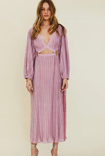 Load image into Gallery viewer, SUBOO MARS LONG SLEEVE CUTOUT MAXI DRESS - PINK