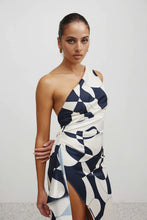 Load image into Gallery viewer, LEXI SAMIRA DRESS - ABSTRACT PRINT
