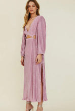 Load image into Gallery viewer, SUBOO MARS LONG SLEEVE CUTOUT MAXI DRESS - PINK