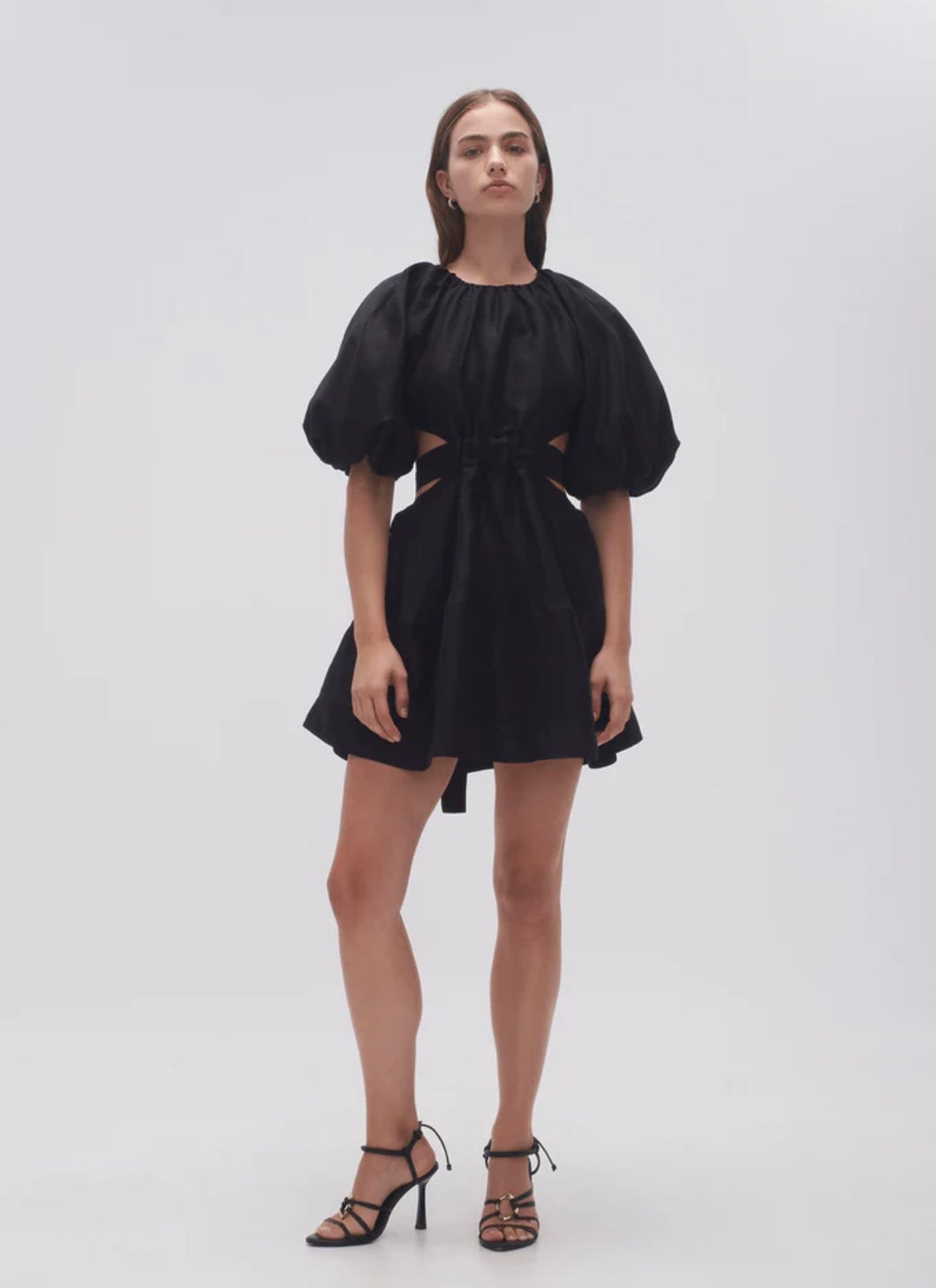 AJE MIMOSA MINI DRESS - BLACK