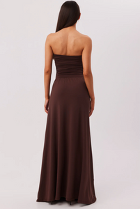 SNDYS LILANA MAXI DRESS - BROWN
