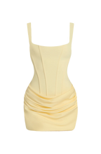 Load image into Gallery viewer, BABYBOO CORNELIA MINI DRESS - LEMON
