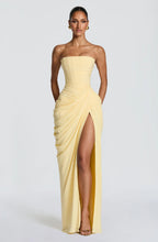 Load image into Gallery viewer, BABYBOO CYRA MAXI DRESS - LEMON
