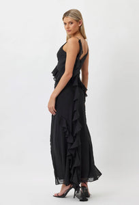 BIANCA AND BRIDGETT VALERIE MAXI DRESS - BLACK