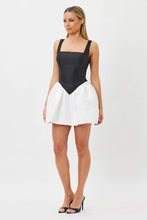 Load image into Gallery viewer, BIANCA AND BRIDGETT ALBA MINI DRESS - BLACK AND WHITE
