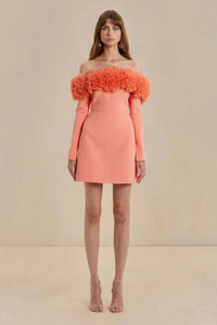 SONYA MODA RUMI MINI DRESS - CORAL