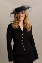 Load image into Gallery viewer, MORGAN &amp; TAYLOR DANIKA RACEWEAR BOATER - BLACK
