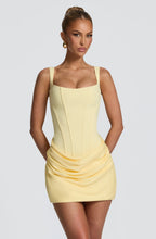 Load image into Gallery viewer, BABYBOO CORNELIA MINI DRESS - LEMON
