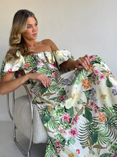 Load image into Gallery viewer, BY NICOLA PARADISCO MAXI DRESS FLEUR TROPICALE
