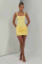 Load image into Gallery viewer, BABYBOO CORNELIA MINI DRESS - LEMON
