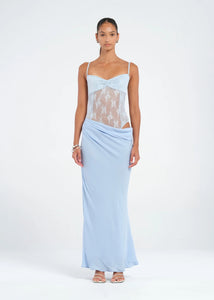 BENNI AKIO MAXI DRESS - SKY BLUE