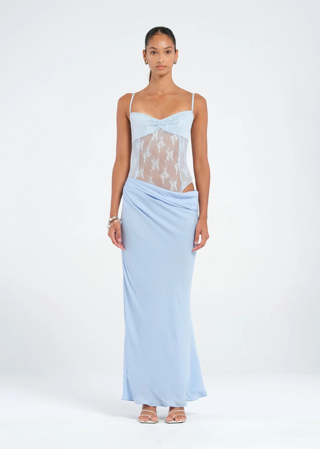 BENNI AKIO MAXI DRESS - SKY BLUE