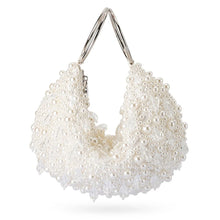 Load image into Gallery viewer, OLGA BERG AZZY ENCRUSTED CURVED BAG
