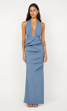 Load image into Gallery viewer, BEC + BRIDGE PRISCILLA BUBBLE MAXI DRESS - BLUE STEEL
