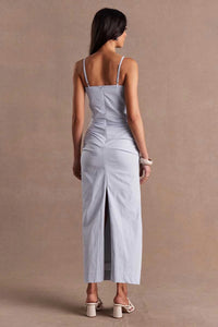 SOVERE BEGUILE MIDI DRESS - MOODY BLUE