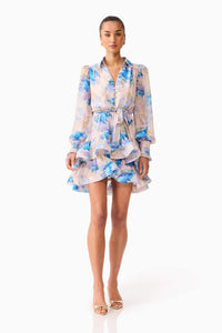 ELLIATT BRIONY LONG SLEEVE MINI DRESS