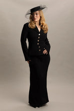 Load image into Gallery viewer, MORGAN &amp; TAYLOR DANIKA RACEWEAR BOATER - BLACK
