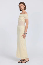 Load image into Gallery viewer, SOVERE RISE MESH SLEEVELESS DRESS - BUTTERMILK
