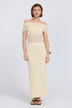 Load image into Gallery viewer, SOVERE RISE MESH SLEEVELESS DRESS - BUTTERMILK
