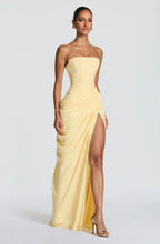 Load image into Gallery viewer, BABYBOO CYRA MAXI DRESS - LEMON
