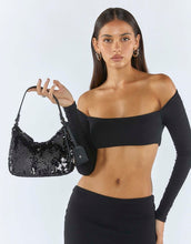 Load image into Gallery viewer, PETA + JAIN NIAH BAG - BLACK/SEQUIN

