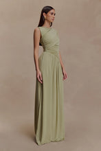 Load image into Gallery viewer, MESHKI AYESHYA SLINKY AYSM DRESS - SAGE GREEN
