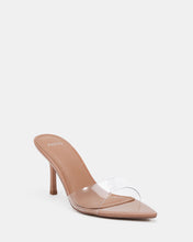 Load image into Gallery viewer, NOVO SHOES YOLO PATENT HEELS - NUDE/CLEAR
