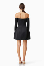Load image into Gallery viewer, ELLIATT VIDA OFF SHOULDER MINI DRESS- BLACK
